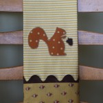 Squirrel Dish Towel Tutorial