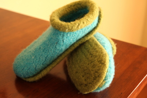 typisk Monopol Frem Felt Slipper Pattern