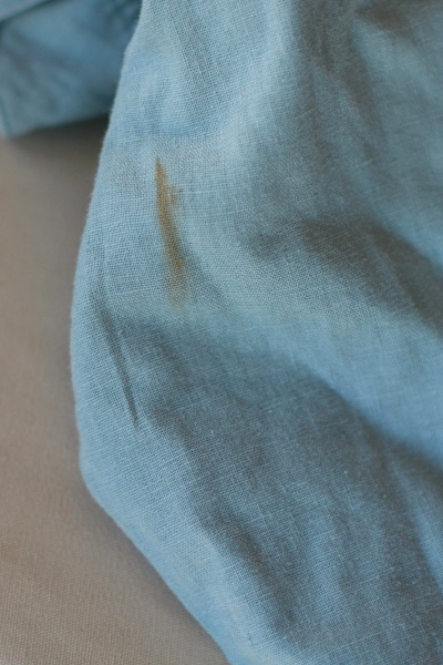 Laundry Stain Tip: Rust Stain Removal