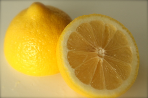 Lemon Cut in Half