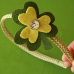 Shamrock Pin for a Headband… and more
