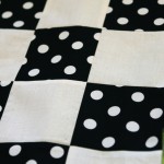 Checkers Picnic Quilt in Progress